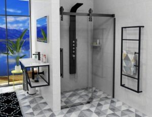 GELCO - VOLCANO BLACK sprchové dvere 1600 mm