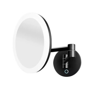 Nimco Model 20200 čierna mat kozmetické zrkadlo s LED podsvietením ZK 20265-90 ZK 20265-90