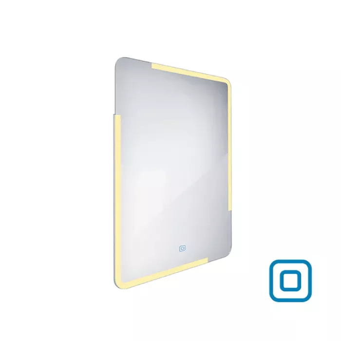 Nimco zrkadlo LED 600 x 800 Model 15000 hliníkový rám ZP 15002V ZP 15002V