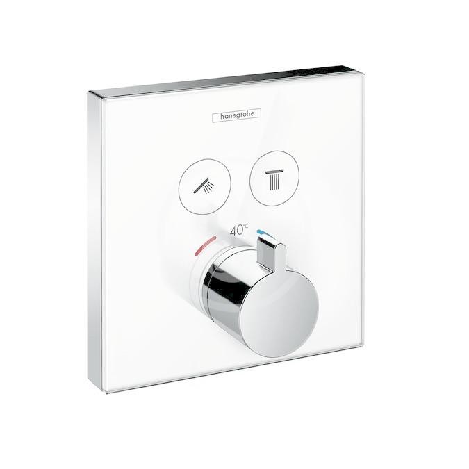 HANSGROHE - Shower Select Glass Termostatická batéria pod omietku na 2 spotrebiče