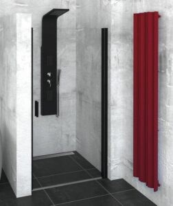 POLYSAN - ZOOM LINE BLACK sprchové dvere 900mm