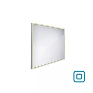 Nimco zrkadlo LED senzor 800 x 700 Model 13000 hliníkový rám ZP 13003V ZP 13003V