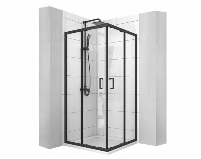 CALANI - Sprchovací kút VITO 90*90 čierna CAL-K6003