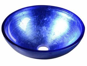 SAPHO - MURANO BLU sklenené umývadlo na dosku