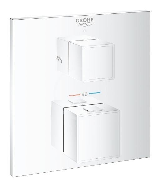 GROHE - Grohtherm Cube Termostatická batéria pod omietku na 2 spotrebiče