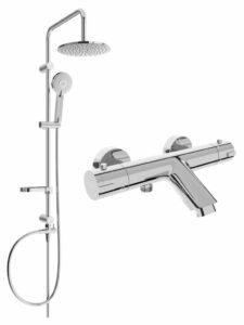 MEXEN/S - Carl sprchový stĺp vrátane vaňovej termostatickej batérie Kai