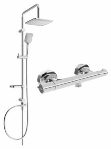 MEXEN/S - Sven sprchový stĺp vrátane sprchovej termostatickej batérie Slim