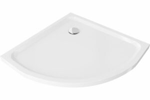 MEXEN - Flat sprchová vanička štvrťkruhová slim 100 x 100 cm