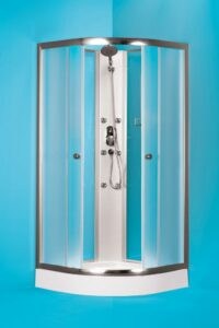 HOPA - Štvrťkruhový sprchovací box GRANADA - Farba rámu zásteny - Hliník chróm