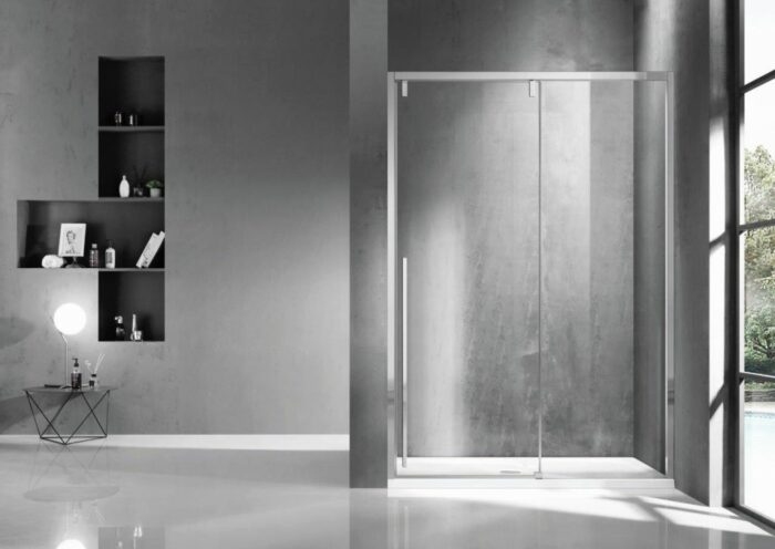 HOPA - Sprchové dvere ADRA - Farba rámu zásteny - Hliník leštený