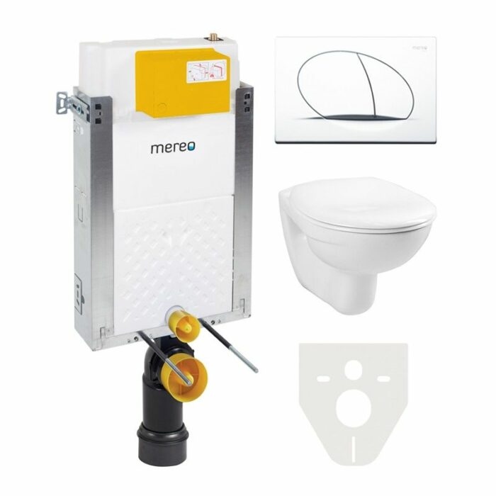 MEREO - WC komplet pre zamurovanie MM01SET