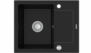MEXEN MEXEN - Enzo granitový drez 1-misa drez s vypúšťaním krátky Board 576x465 mm