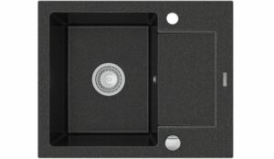 MEXEN MEXEN - Enzo granitový drez 1-misa drez s vypúšťaním krátky Board 576x465 mm