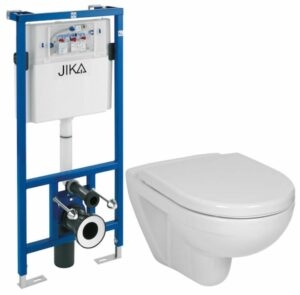 predstenový inštalačný systém bez tlačidla + WC JIKA LYRA PLUS + SEDÁTKO DURAPLAST H895652 X LY6