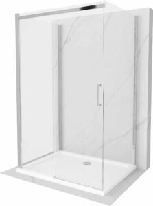 MEXEN/S - OMEGA sprchovací kút 3-stenný 130x100 cm