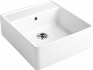 VILLEROY & BOCH VILLEROY & BOCH - Keramický drez Single-bowl sink White alpin modulový 595 x 630 x 220 bez excentra 632061R1