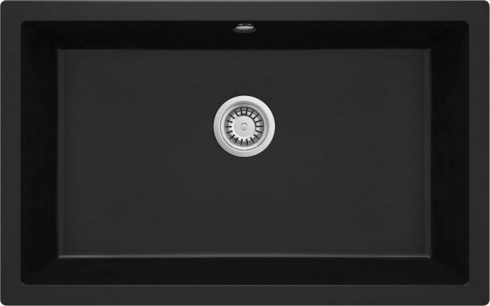 DEANTE DEANTE - Corda čierna - Granitový drez pod dosku - spodná montáž ZQA_N10D