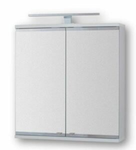HOPA - Vrchný zrkadlová skrinka ARLES s LED osvetlením - Rozmery skriniek - 60 × 64 × 15 cm OLNARL60