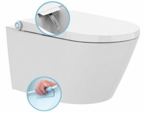 SAPHO - VEEN CLEAN závesné WC s integrovaným elektronickým bidetom VE421
