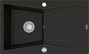 MEXEN MEXEN - Cesar granitový drez 1-misa drez s odkvapkávač 775x470 mm