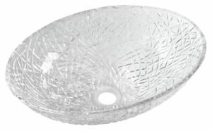 SAPHO - PURUS sklenené gravírované umývadlo 50x36 cm