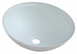 SAPHO - TELICA sklenené gravírované umývadlo