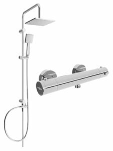 MEXEN/S - Tord sprchový stĺp vrátane sprchovej termostatickej batérie Kai