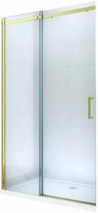 MEXEN - OMEGA posuvné dvere 100x190 cm 8 mm zlatá