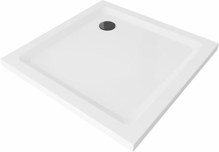 MEXEN/S - Flat sprchová vanička štvorcová slim 100 x 100 cm
