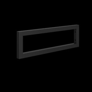 Dreja - Čierna konzola v matnom prevedení - hranatá (50 cm) 004231