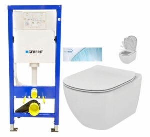 GEBERIT DuofixBasic bez tlačidla + WC Ideal Standard Tesi so sedadlom SoftClose