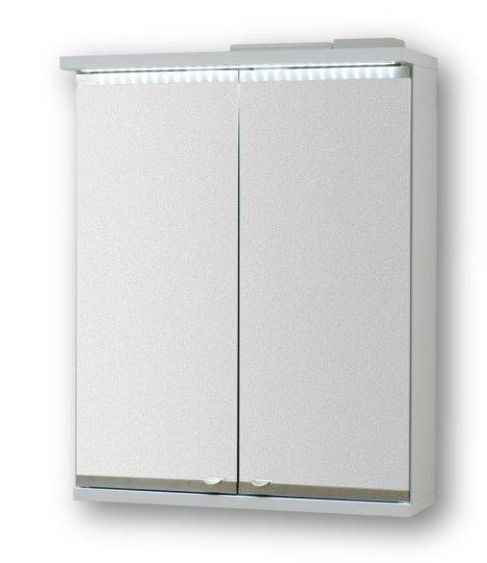 HOPA - Vrchný zrkadlová skrinka NICE s LED osvetlením - Rozmery skriniek - 60 × 64 × 15 cm OLNNIC60