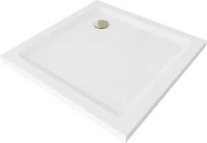 MEXEN/S - Flat sprchová vanička štvorcová slim 90 x 90 cm