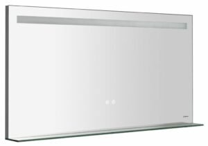 SAPHO - BRETO zrkadlo s LED osvetlením a poličkou