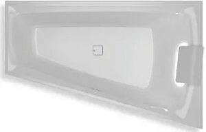 Riho vaňa STILL SMART Ľavá LED biela 1700 x 1100 mm typ BR04 bez nôh B102003005