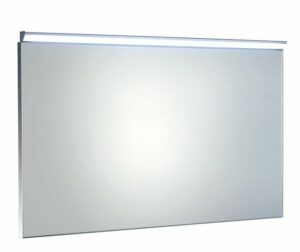 AQUALINE - BORA zrkadlo v ráme 1000x600mm s LED osvetlením a s prepínačom