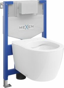 MEXEN/S - WC predstenová inštalačná sada Fenix XS-F s misou WC Carmen