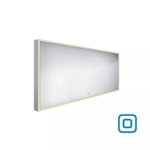 Nimco zrkadlo LED senzor 1400 x 700 Model 13000 hliníkový rám ZP 13008V ZP 13008V