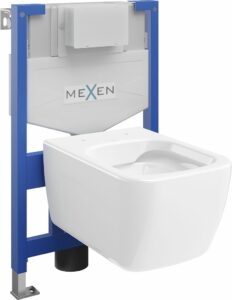 MEXEN/S - WC predstenová inštalačná sada Fenix XS-F s misou WC Margo