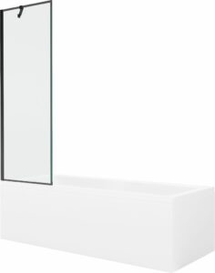 MEXEN/S - Cubik obdĺžniková vaňa 170 x 70 cm s panelom + vaňová zástena 60 cm