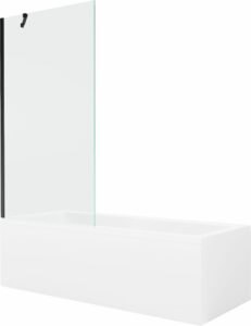MEXEN/S - Cubik obdĺžniková vaňa 150 x 70 cm s panelom + vaňová zástena 90 cm