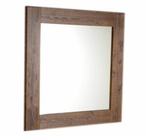SAPHO - BRAND zrkadlo v drevenom ráme 800x600mm