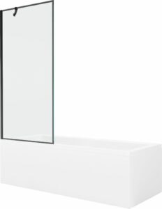 MEXEN/S - Cubik obdĺžniková vaňa 170 x 70 cm s panelom + vaňová zástena 80 cm