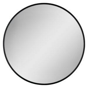 HOPA - Zrkadlo bez osvetlenia DAHLEN BLACK - Priemer - 60 cm OLNZDAH60B