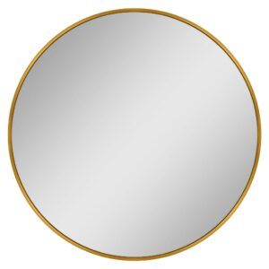 HOPA - Zrkadlo bez osvetlenia DAHLEN GOLD - Priemer - 60 cm OLNZDAH60G