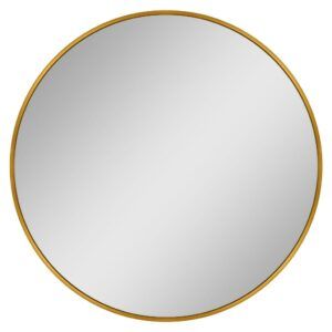 HOPA - Zrkadlo bez osvetlenia DAHLEN GOLD - Priemer - 80 cm OLNZDAH80G