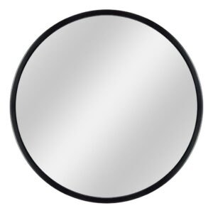 HOPA - Zrkadlo bez osvetlenia HALLE BLACK - Priemer - 60 cm