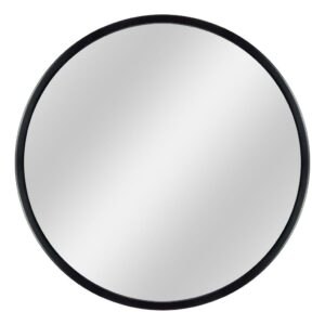 HOPA - Zrkadlo bez osvetlenia HALLE BLACK - Priemer - 70 cm