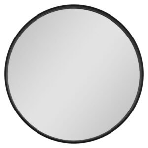 HOPA - Zrkadlo bez osvetlenia REISA BLACK - Priemer - 70 cm OLNZREI70B
