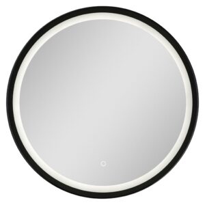 HOPA - Zrcadlo s LED osvětlením GEISA BLACK OLNZGEI60B